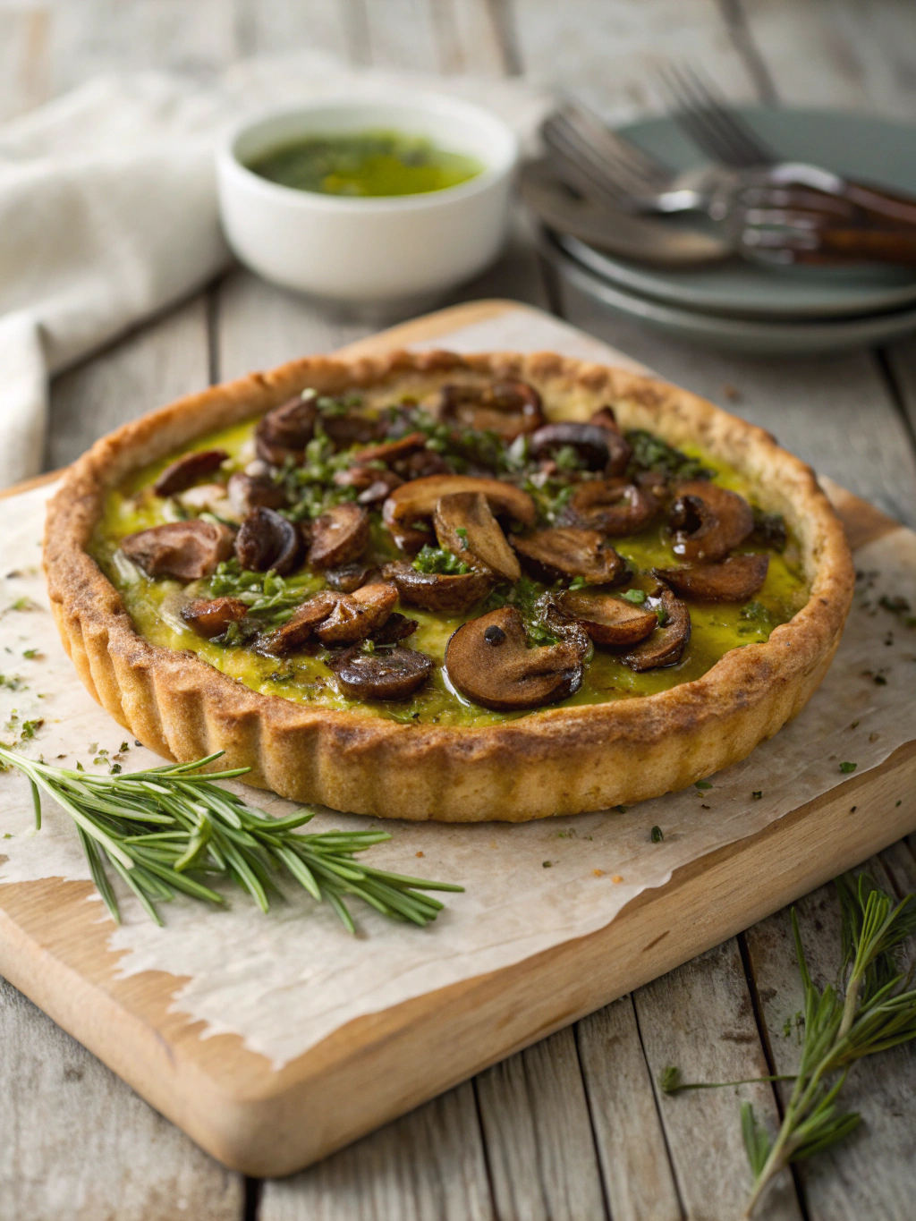 Wild Mushroom Tart